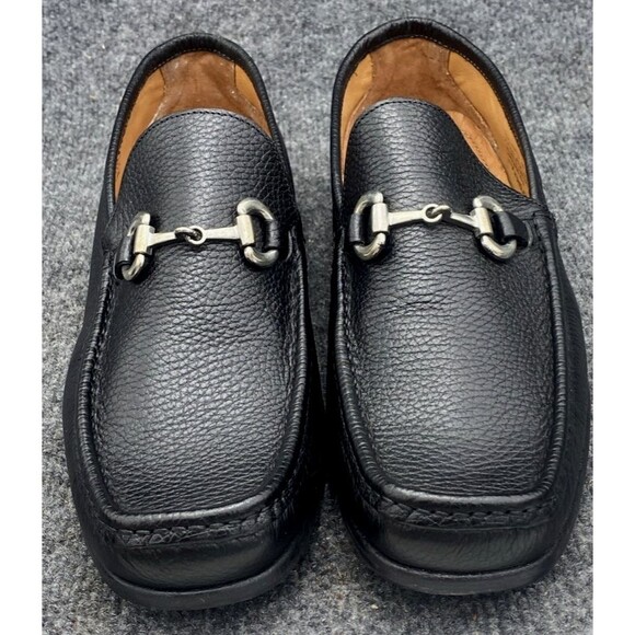 Alfani Brandon Mens Bit Loafer Black Leather Buckle Slip On Shoes 11.5 M - Picture 16 of 16